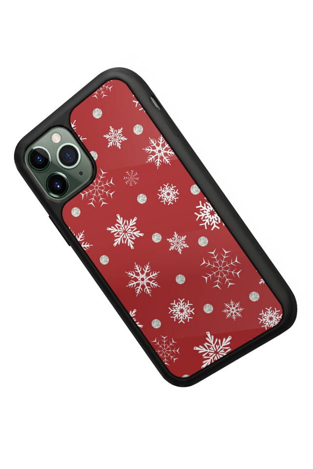 iPhone 11 Pro Max Uyumlu Yilbasi Christmas Tasarımlı Glossy Premium Kılıf