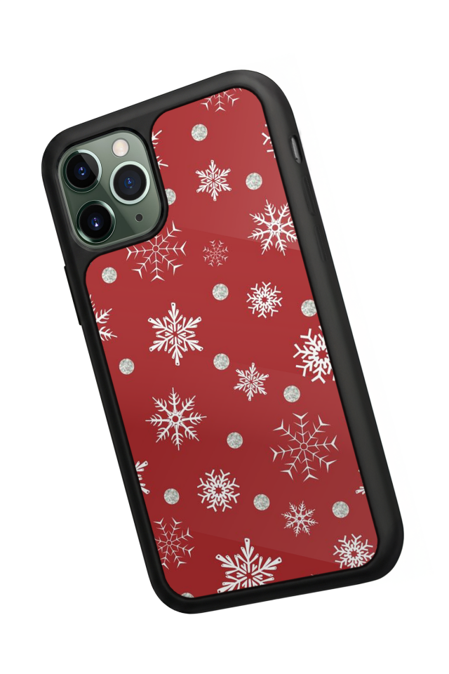 iPhone 11 Pro Max Uyumlu Yilbasi Christmas Tasarımlı Glossy Premium Kılıf