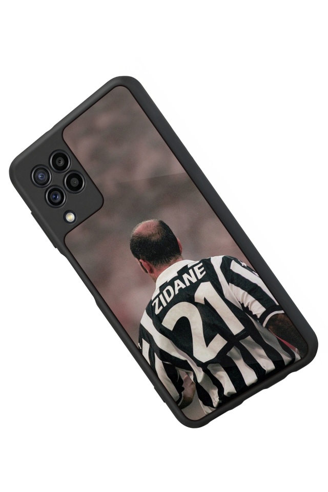 Samsung Galaxy M22 Uyumlu Zidane Tasarımlı Glossy Premium Kılıf