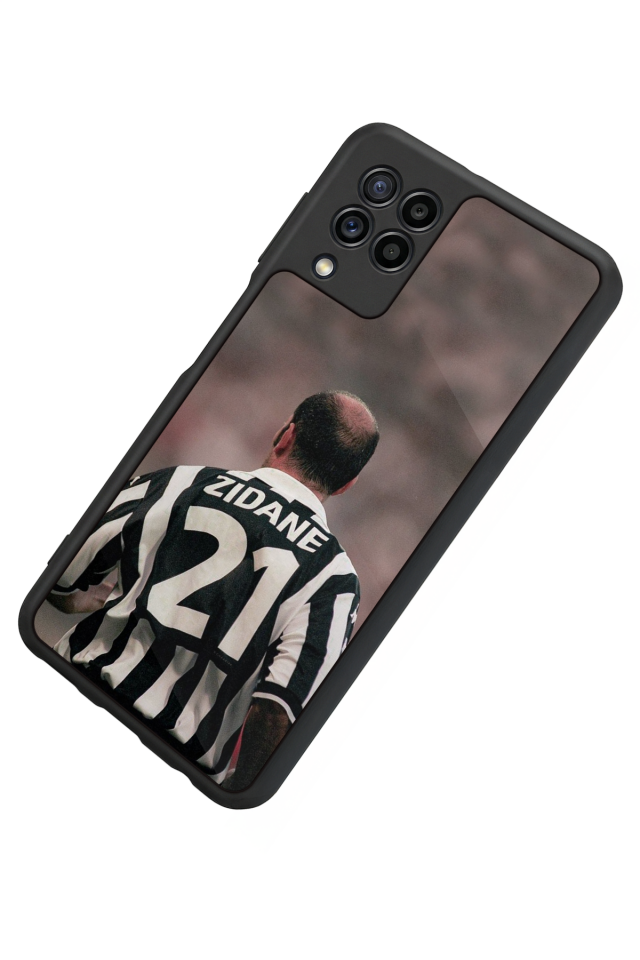 Samsung Galaxy M22 Uyumlu Zidane Tasarımlı Glossy Premium Kılıf