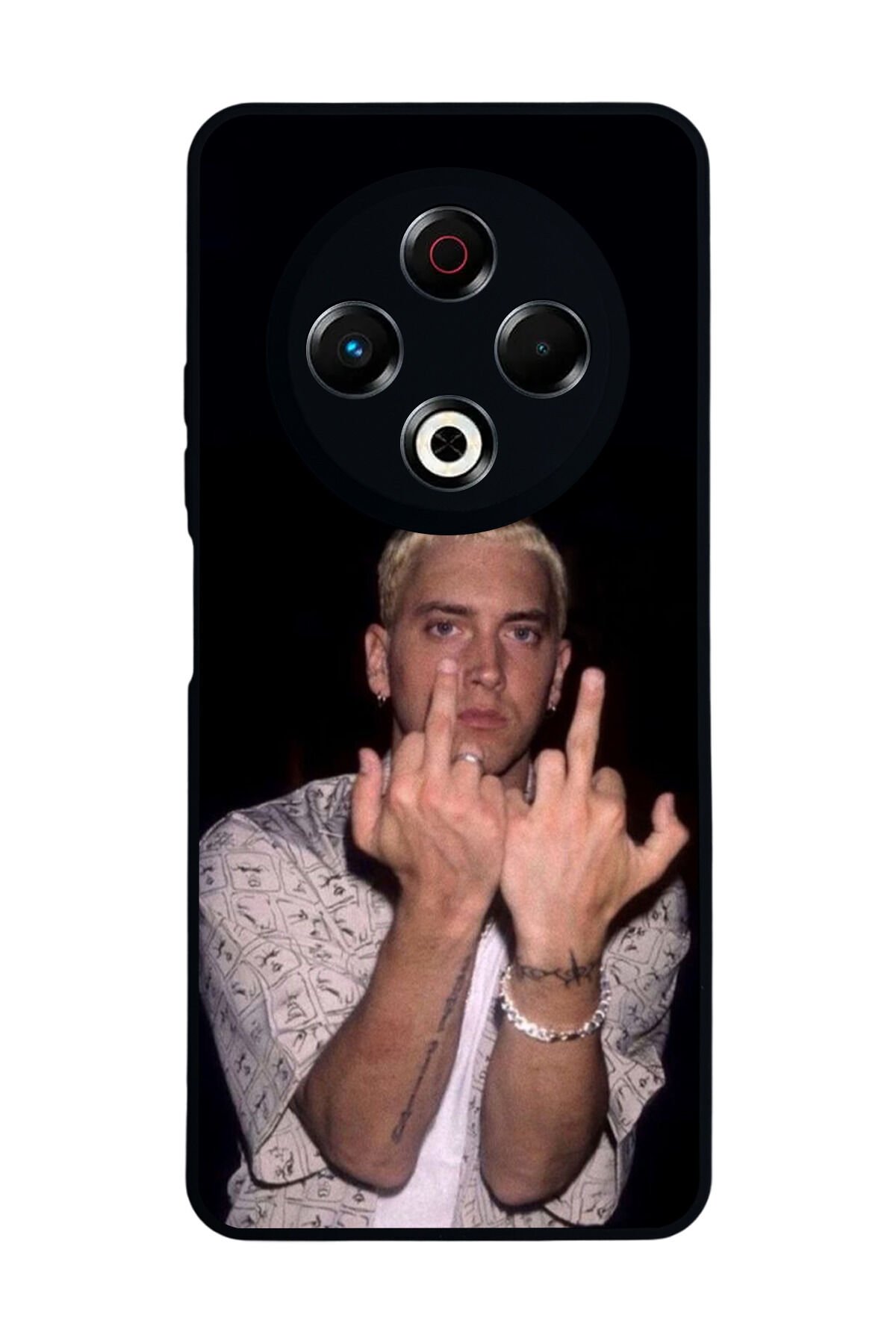 Tecno Spark 30 Uyumlu Eminem Tasarımlı Glossy Premium Kılıf