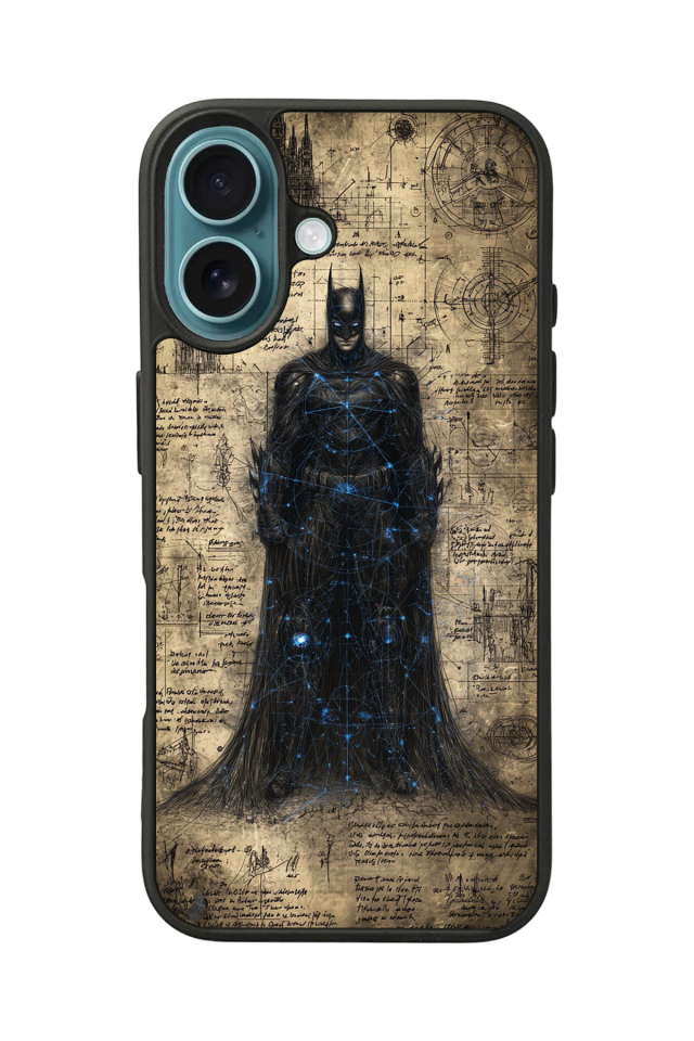iPhone 16 Plus Uyumlu Batman Tasarımlı Glossy Premium Kılıf