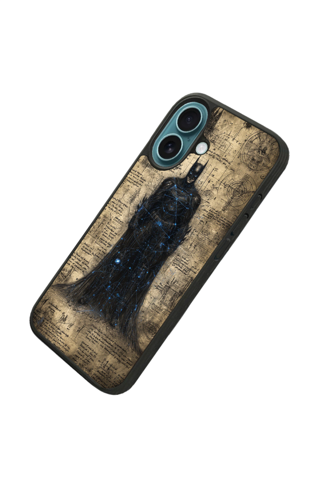 iPhone 16 Plus Uyumlu Batman Tasarımlı Glossy Premium Kılıf