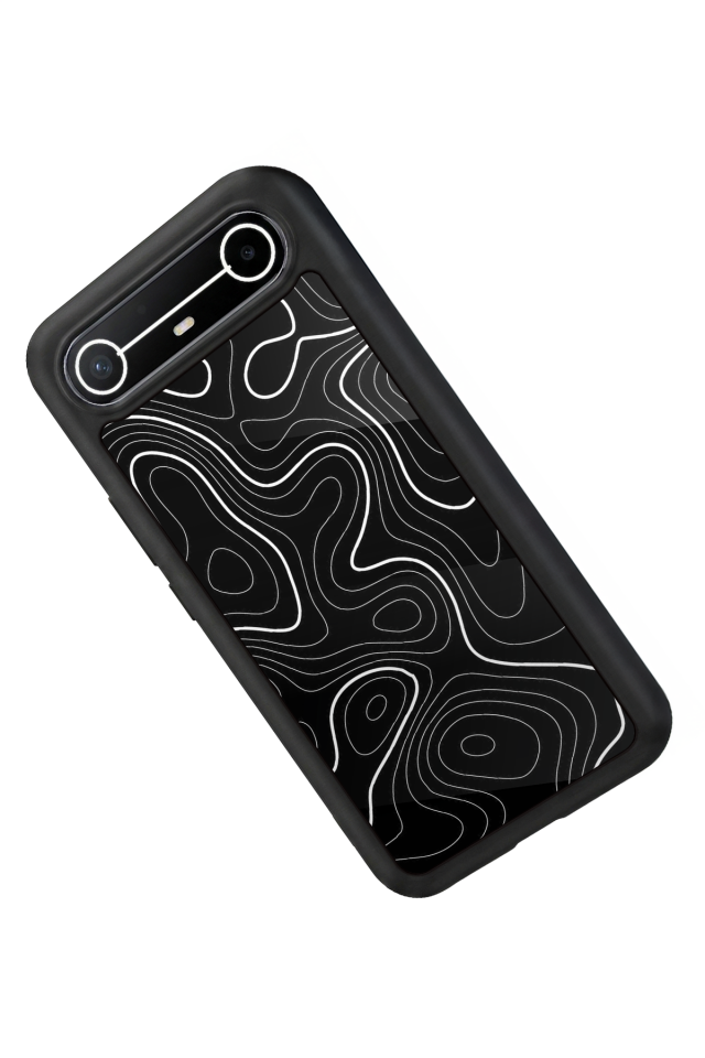 Tecno Spark Slim 5G Uyumlu Çizgi Sanatı Tasarımlı Glossy Premium Kılıf