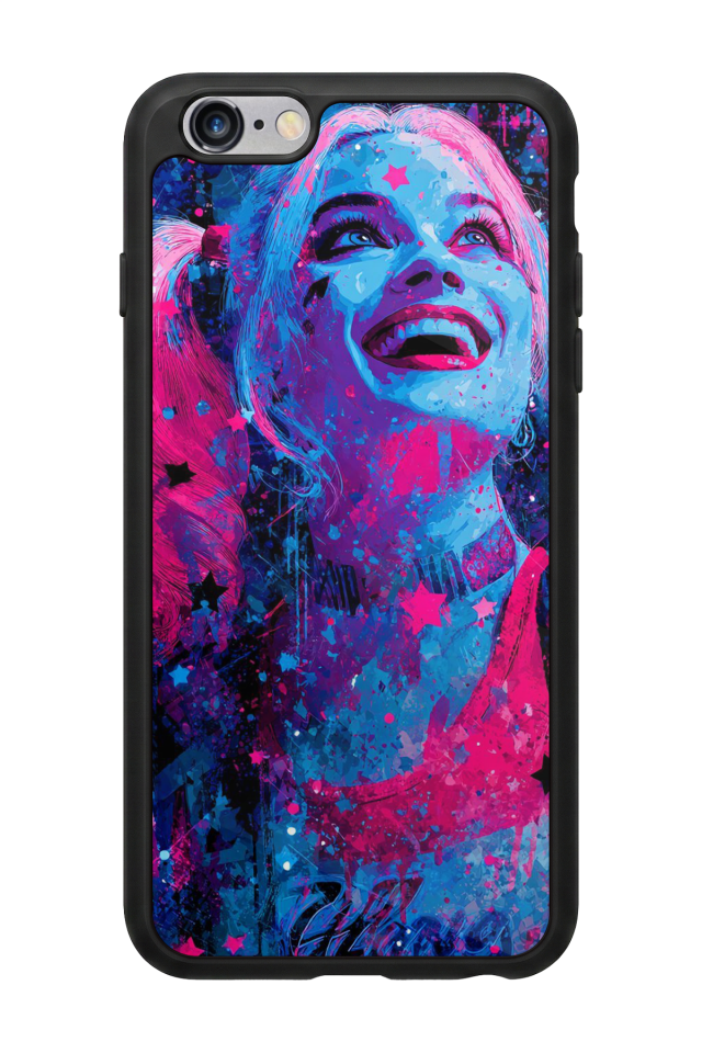 iPhone 6 Plus Uyumlu HarleyQueen Tasarımlı Glossy Premium Kılıf