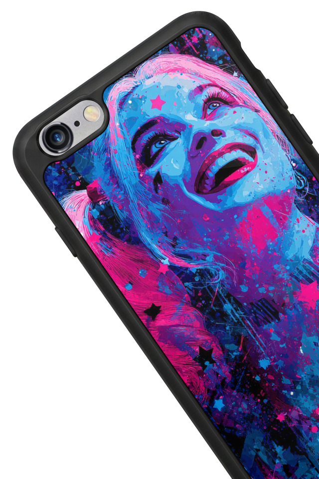 iPhone 6 Plus Uyumlu HarleyQueen Tasarımlı Glossy Premium Kılıf