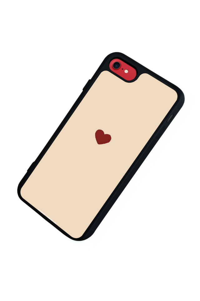 iPhone 8 Uyumlu Kalp Love Tasarımlı Glossy Premium Kılıf