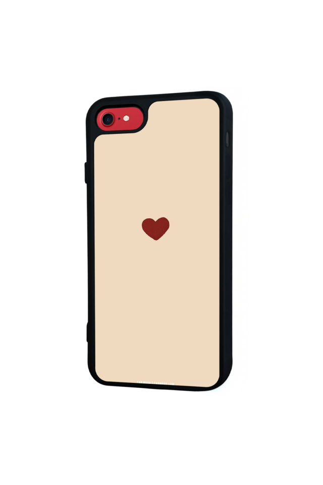 iPhone 8 Uyumlu Kalp Love Tasarımlı Glossy Premium Kılıf
