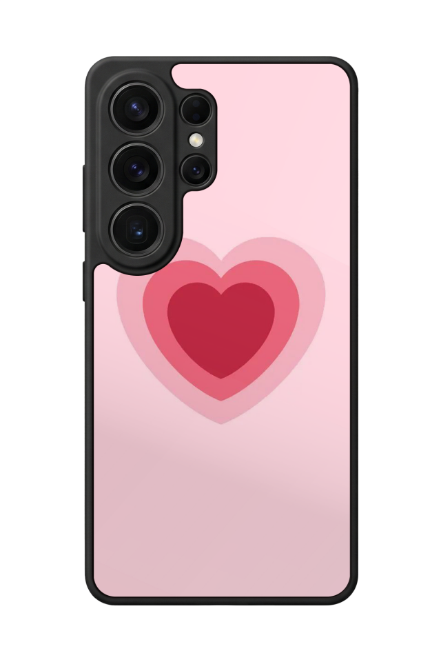Samsung Galaxy S26 Ultra Uyumlu Kalp Love Tasarımlı Glossy Premium Kılıf