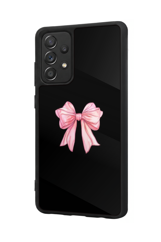 Samsung Galaxy A72 Uyumlu Kurdele Tasarımlı Glossy Premium Kılıf