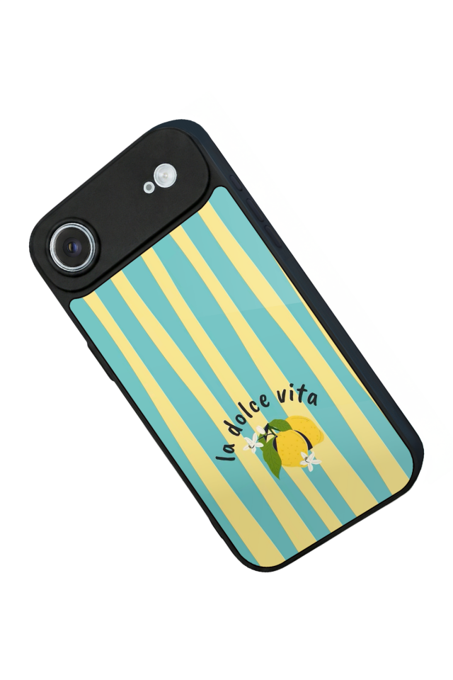 iPhone 17 Air Uyumlu Limon Tasarımlı Glossy Premium Kılıf