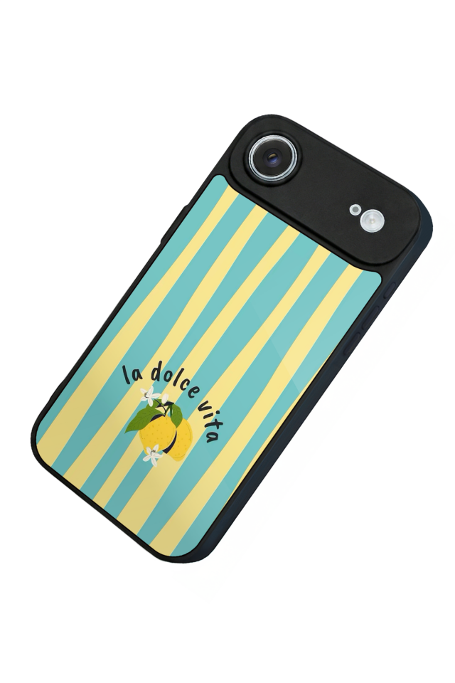 iPhone 17 Air Uyumlu Limon Tasarımlı Glossy Premium Kılıf