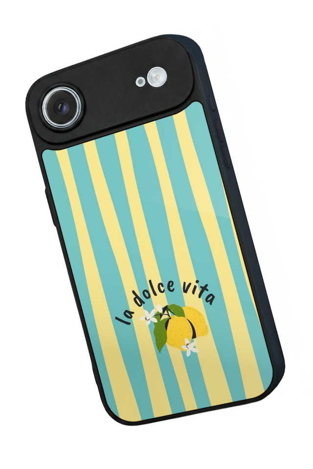iPhone 17 Air Uyumlu Limon Tasarımlı Glossy Premium Kılıf