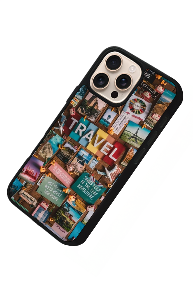 iPhone 14 Pro Uyumlu Poster Tasarımlı Glossy Premium Kılıf