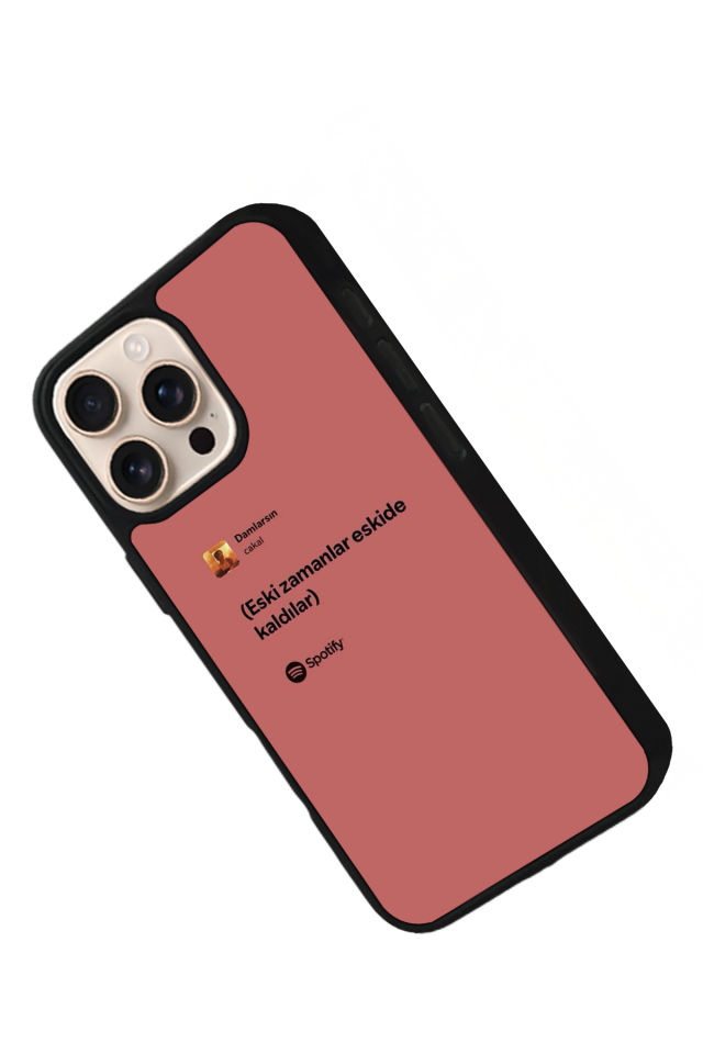 iPhone 15 Pro Uyumlu Sarki Sozleri Tasarımlı Glossy Premium Kılıf