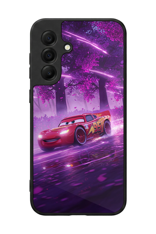 Samsung Galaxy A17 Uyumlu Şimsek McQueen Tasarımlı Glossy Premium Kılıf