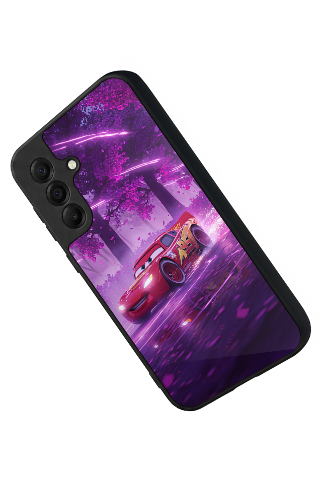 Samsung Galaxy A17 Uyumlu Şimsek McQueen Tasarımlı Glossy Premium Kılıf