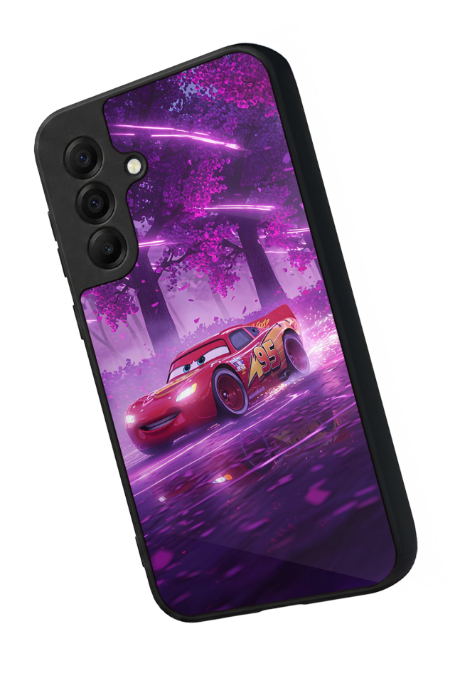 Samsung Galaxy A17 Uyumlu Şimsek McQueen Tasarımlı Glossy Premium Kılıf