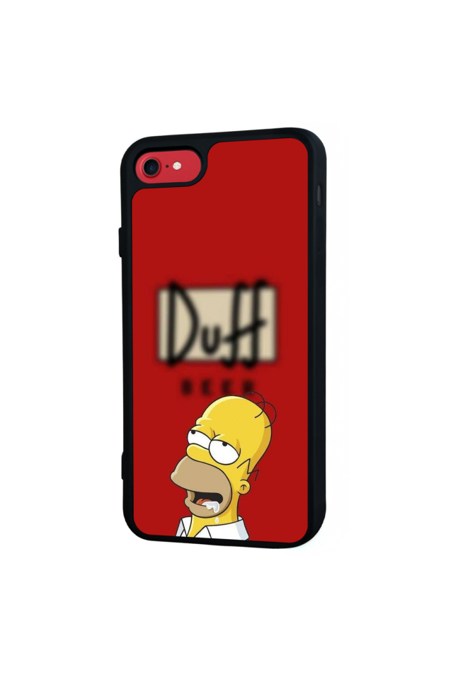 iPhone SE Uyumlu The Simpsons Tasarımlı Glossy Premium Kılıf