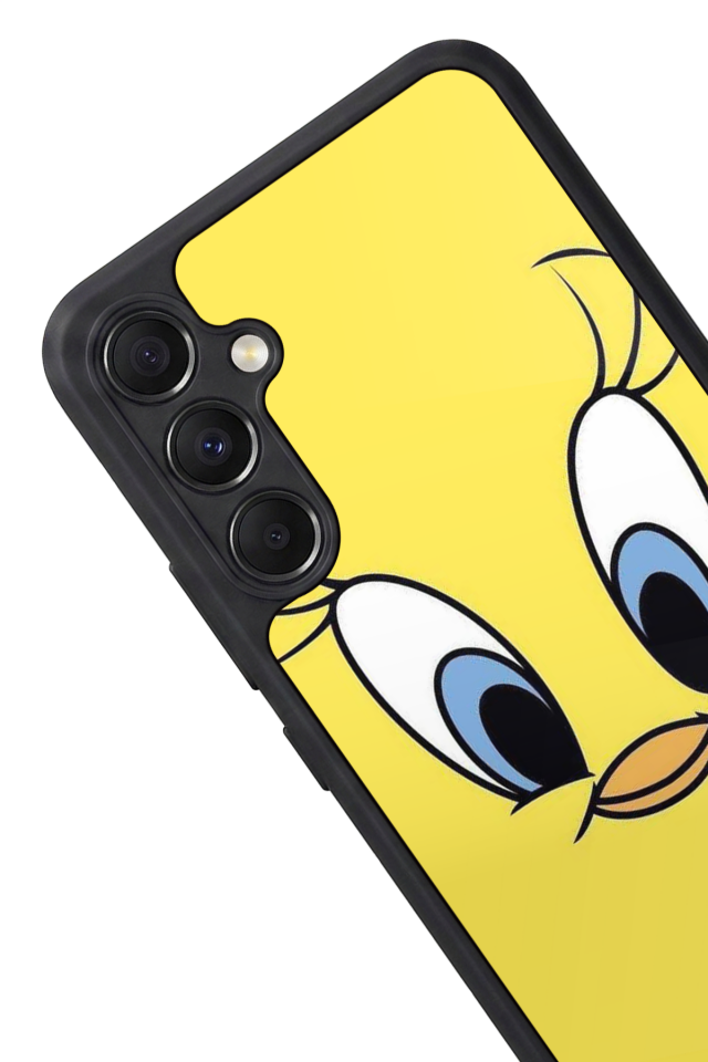 Samsung Galaxy M34 Uyumlu Tweety Tasarımlı Glossy Premium Kılıf