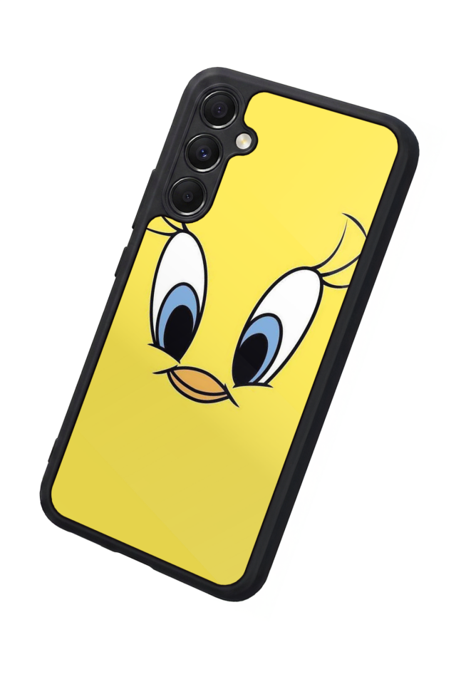 Samsung Galaxy M34 Uyumlu Tweety Tasarımlı Glossy Premium Kılıf