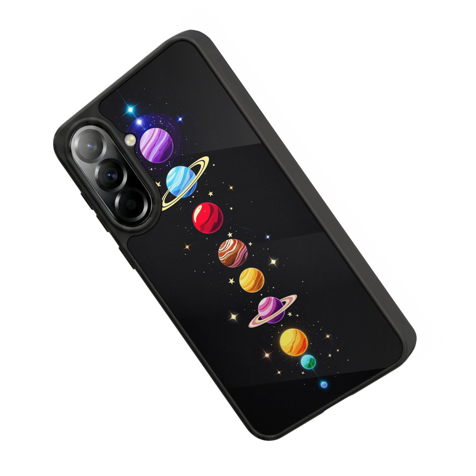 Samsung Galaxy A57 Uyumlu Uzay Tasarımlı Glossy Premium Kılıf