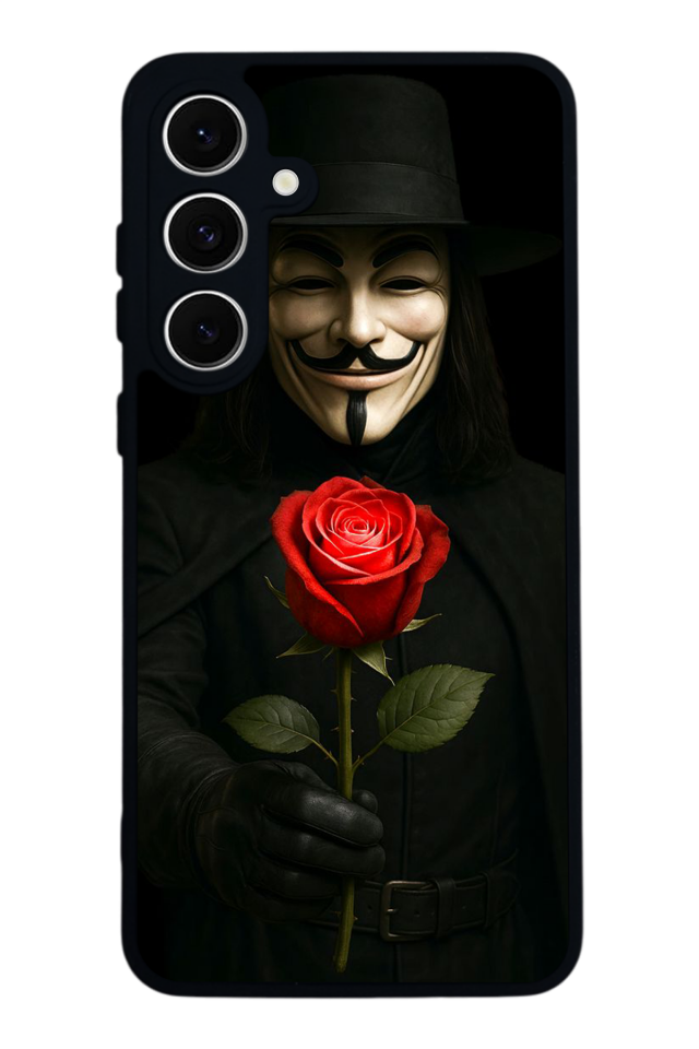 Samsung Galaxy S24 FE Uyumlu Vendetta Tasarımlı Glossy Premium Kılıf