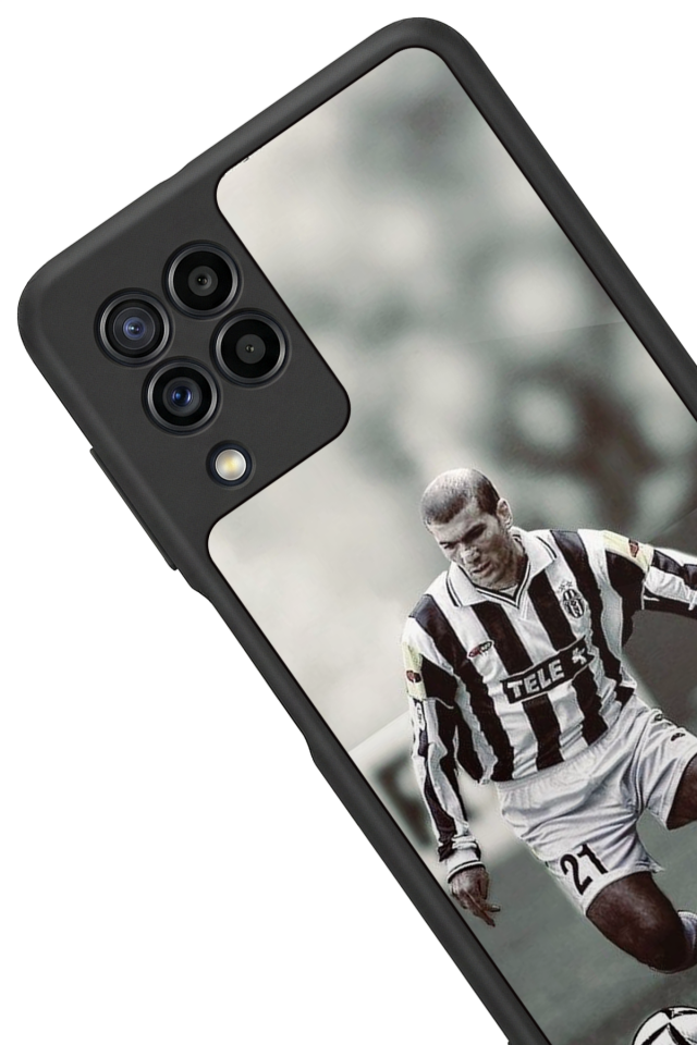 Samsung Galaxy M22 Uyumlu Zidane Tasarımlı Glossy Premium Kılıf