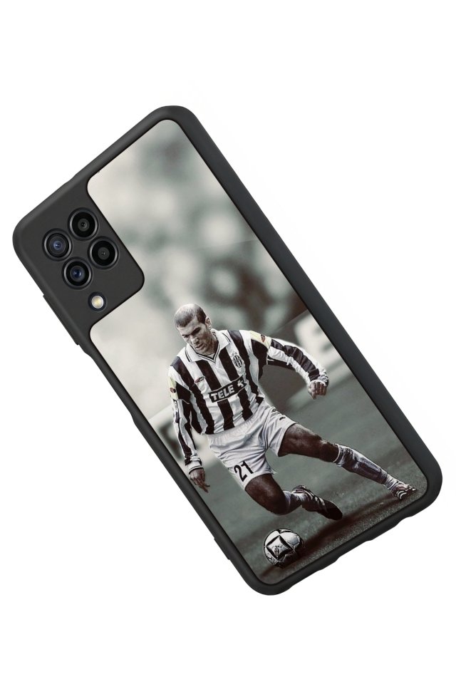 Samsung Galaxy M22 Uyumlu Zidane Tasarımlı Glossy Premium Kılıf