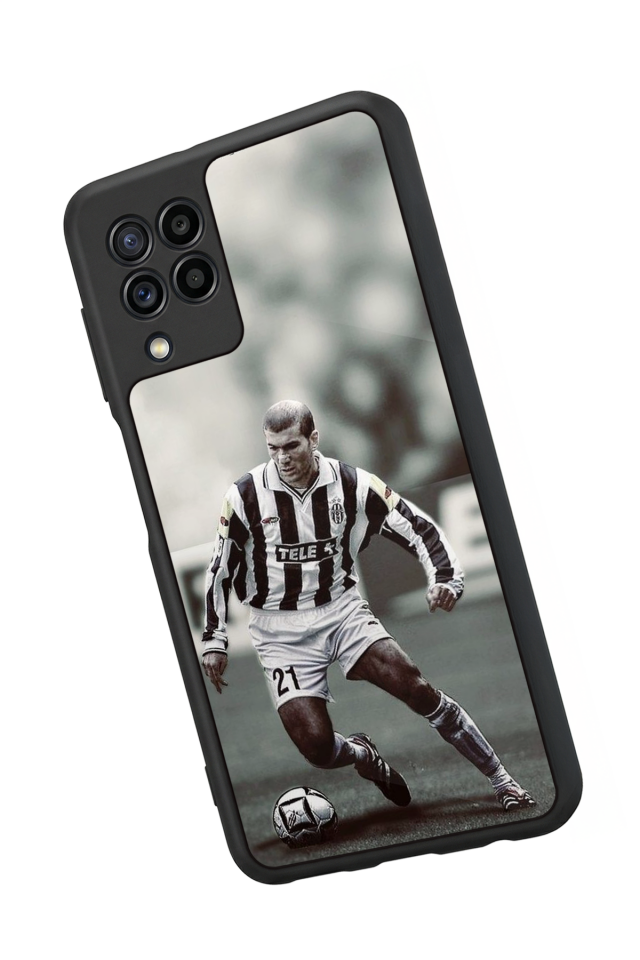 Samsung Galaxy M22 Uyumlu Zidane Tasarımlı Glossy Premium Kılıf