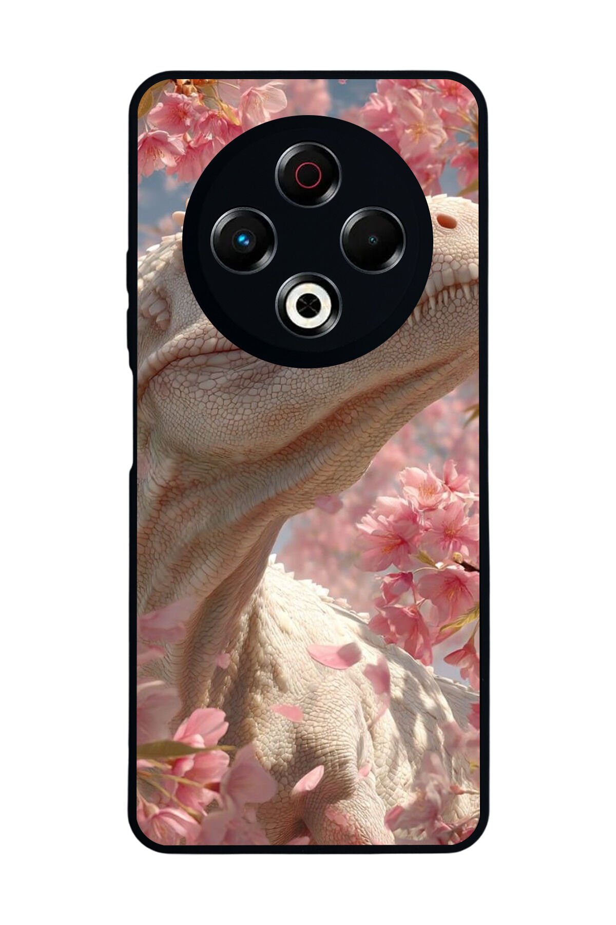 Tecno Spark 30 Uyumlu Dinazor Tasarımlı Glossy Premium Kılıf