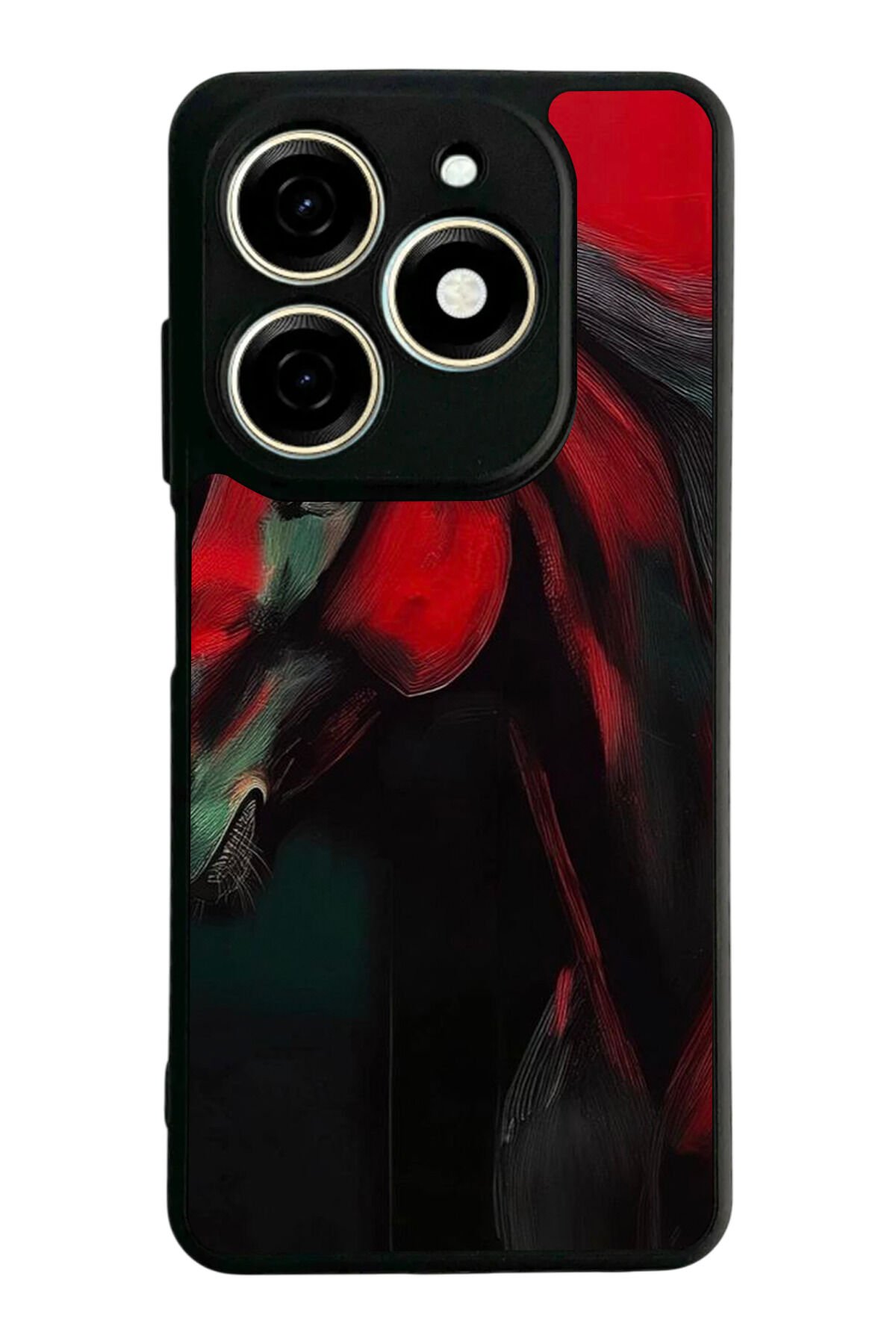 Infınıx Smart 8 Pro Uyumlu At Horse Tasarımlı Glossy Premium Kılıf