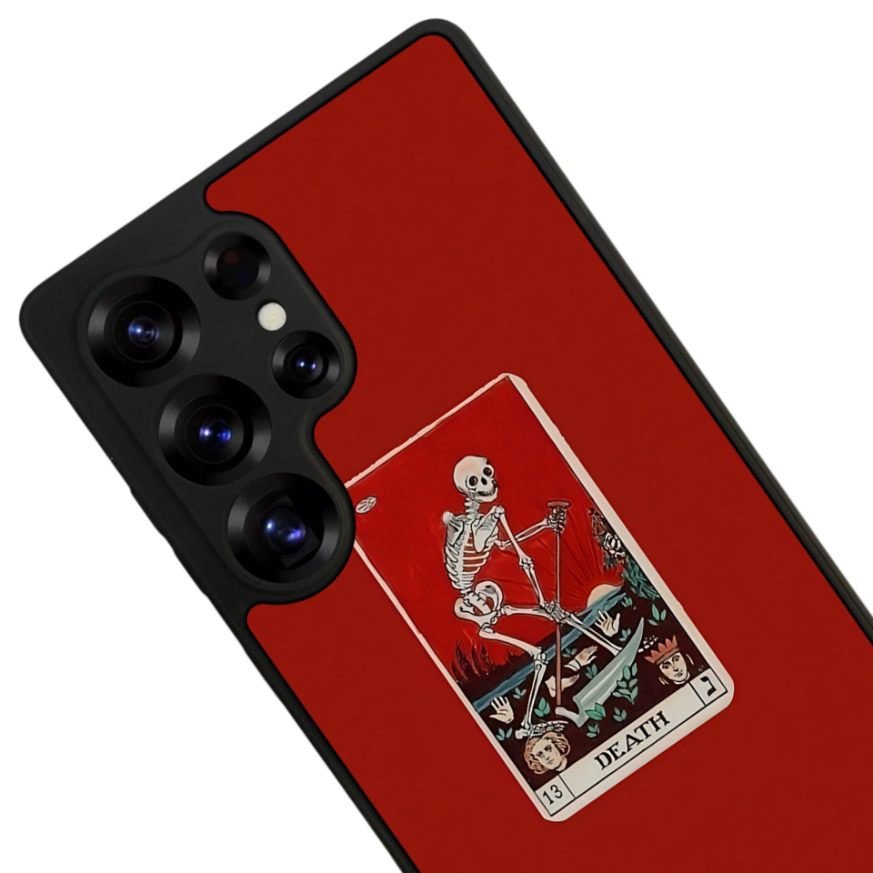 Samsung Galaxy S25 Ultra Uyumlu Kirmizi Tasarımlı Glossy Premium Kılıf