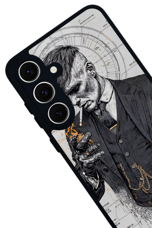 Samsung Galaxy A16 Uyumlu Peaky Blinders Tasarımlı Glossy Premium Kılıf