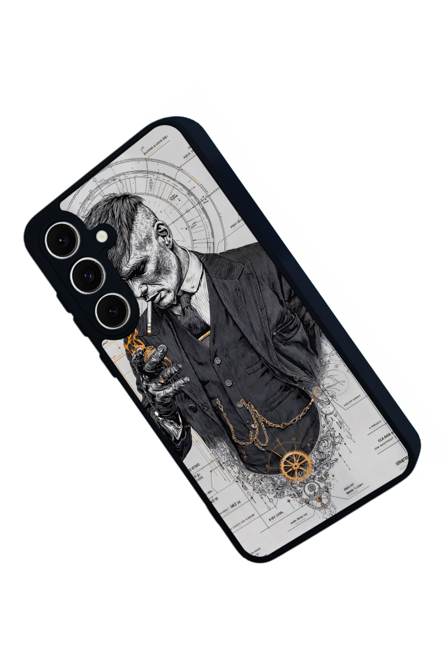 Samsung Galaxy A16 Uyumlu Peaky Blinders Tasarımlı Glossy Premium Kılıf
