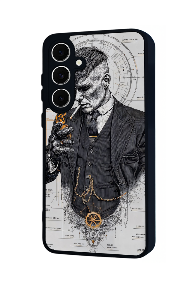 Samsung Galaxy A16 Uyumlu Peaky Blinders Tasarımlı Glossy Premium Kılıf