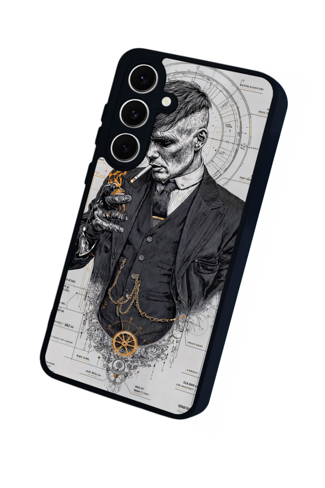 Samsung Galaxy A16 Uyumlu Peaky Blinders Tasarımlı Glossy Premium Kılıf