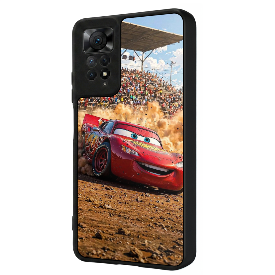 Xiaomi Redmi Note 11 Pro Uyumlu Şimsek McQueen Tasarımlı Glossy Premium Kılıf