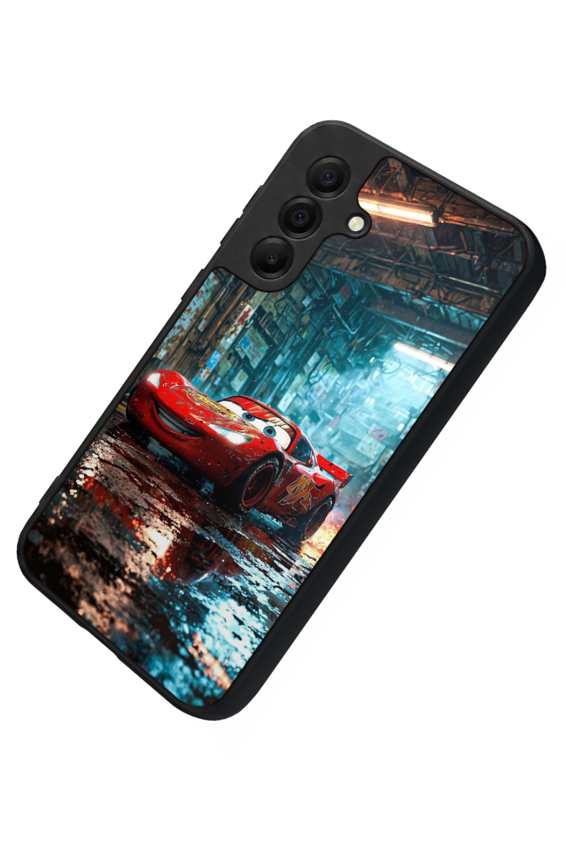 Samsung Galaxy A17 Uyumlu Şimsek McQueen Tasarımlı Glossy Premium Kılıf