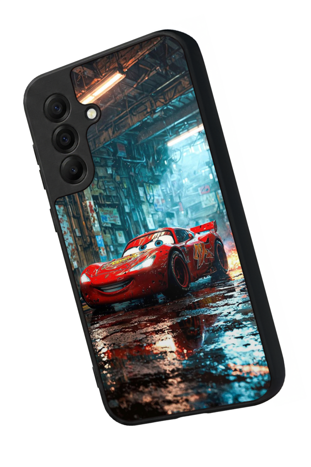 Samsung Galaxy A17 Uyumlu Şimsek McQueen Tasarımlı Glossy Premium Kılıf