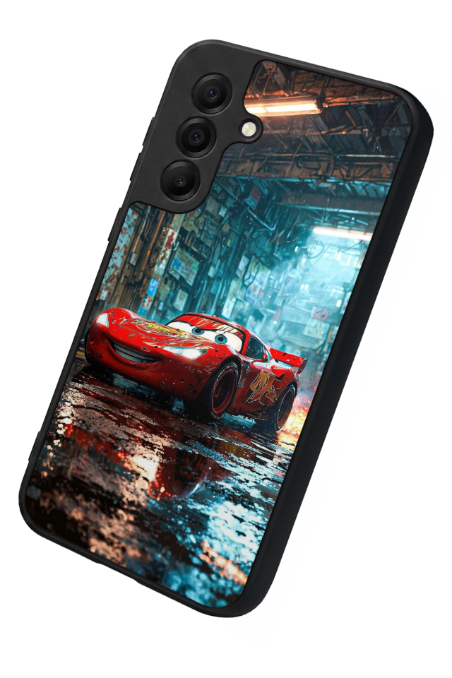 Samsung Galaxy A17 Uyumlu Şimsek McQueen Tasarımlı Glossy Premium Kılıf
