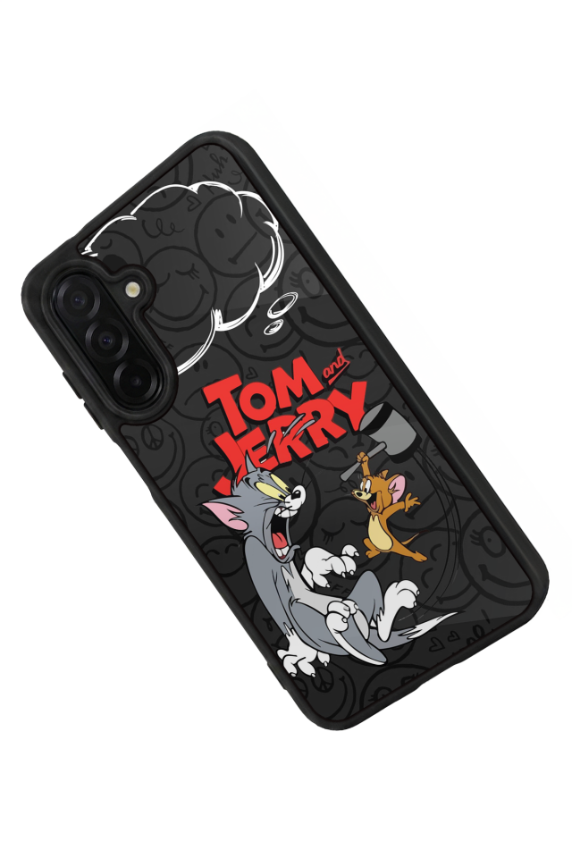 Samsung Galaxy A26 Uyumlu Tom And Jerry Tasarımlı Glossy Premium Kılıf