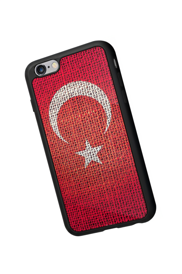 iPhone 6s Plus Uyumlu Türk Bayragi Tasarımlı Glossy Premium Kılıf