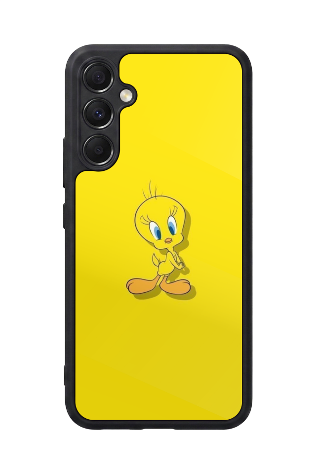 Samsung Galaxy M34 Uyumlu Tweety Tasarımlı Glossy Premium Kılıf