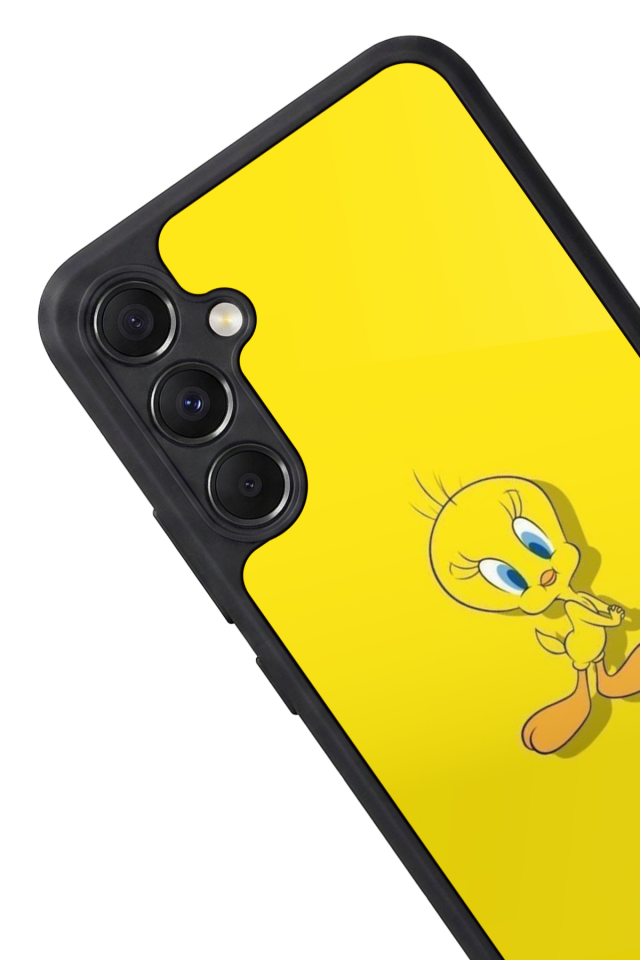 Samsung Galaxy M34 Uyumlu Tweety Tasarımlı Glossy Premium Kılıf