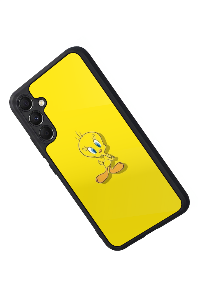 Samsung Galaxy M34 Uyumlu Tweety Tasarımlı Glossy Premium Kılıf