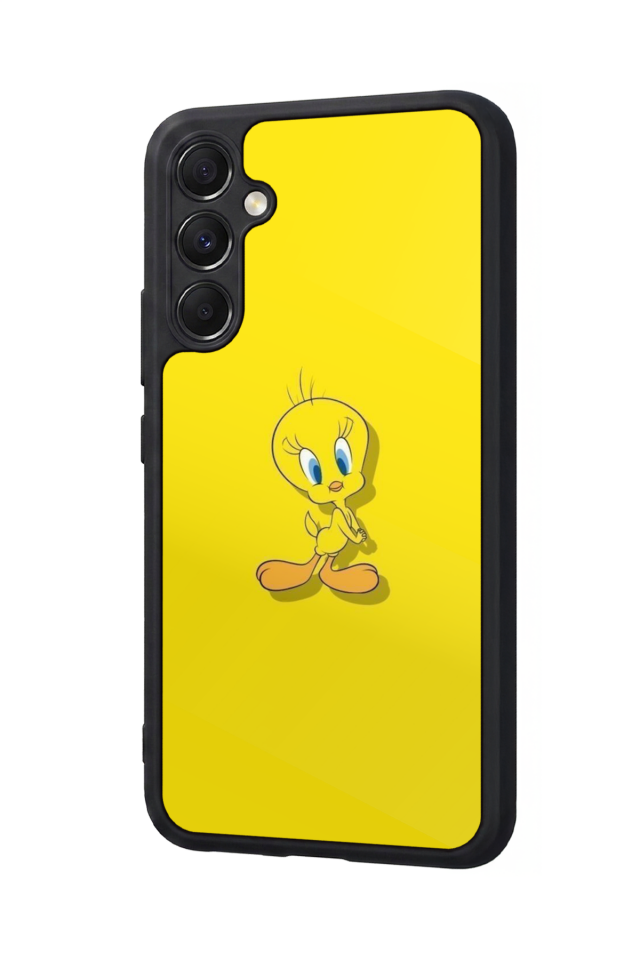 Samsung Galaxy M34 Uyumlu Tweety Tasarımlı Glossy Premium Kılıf