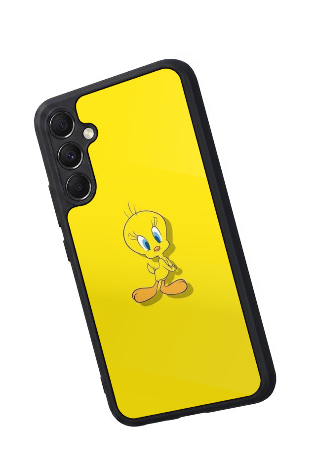 Samsung Galaxy M34 Uyumlu Tweety Tasarımlı Glossy Premium Kılıf