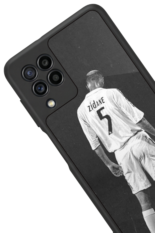 Samsung Galaxy M22 Uyumlu Zidane Tasarımlı Glossy Premium Kılıf
