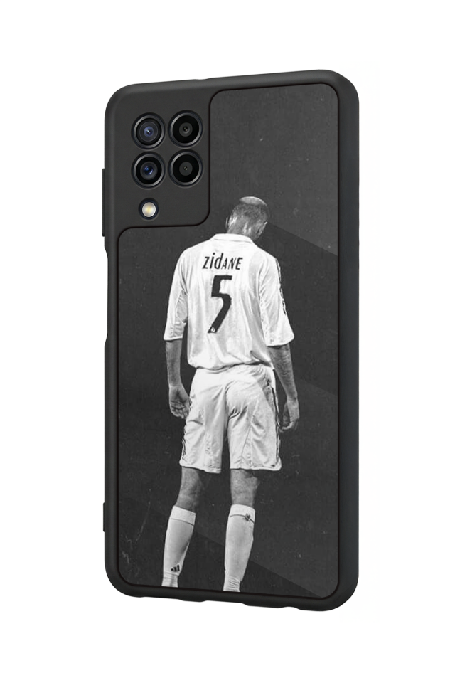 Samsung Galaxy M22 Uyumlu Zidane Tasarımlı Glossy Premium Kılıf